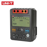 UNI-T UT512 Insulation Resistance Tester, 2500V/5000V/1000V DC, 9999 Count Display, CAT III 600V Safety, for Electrical Maintenance & Insulation Testing